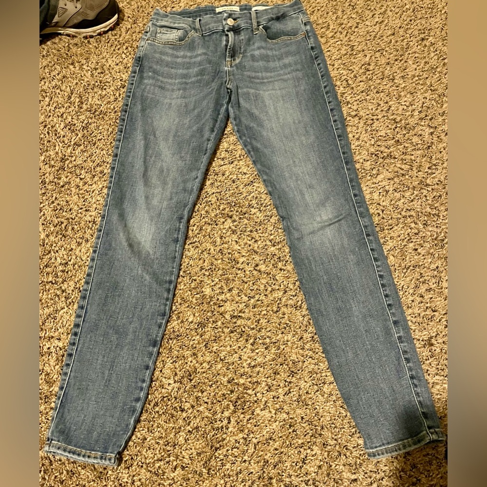 Guess power curvy mid skinny jeans